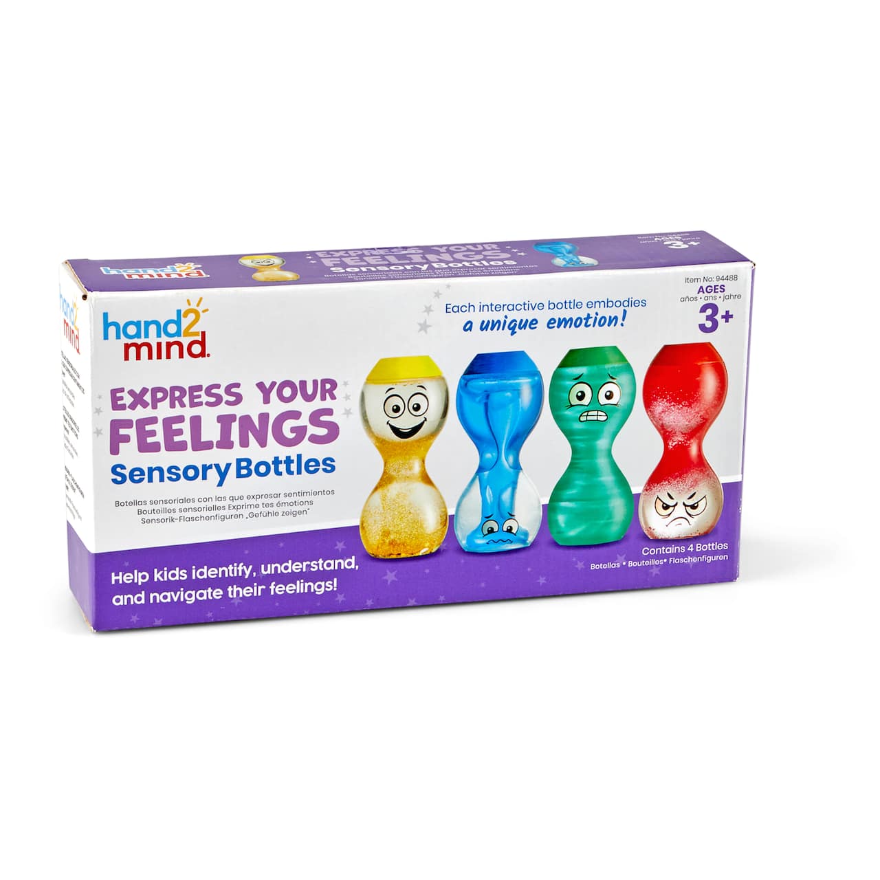 Hand2mind&#xAE; Express Your Feelings Sensory Bottles